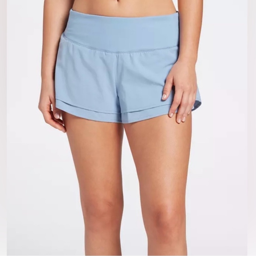 Calia by Carrie Underwood sz XXS Light Taffy Blue Kick It Up Performance Shorts